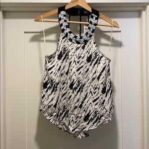 NWT ASTR Beaded-Neck Top